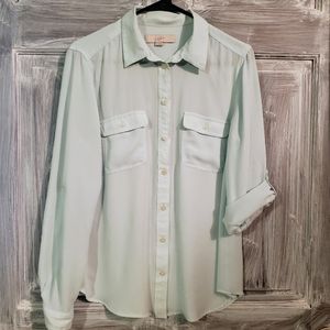 Loft Button Up Blouse